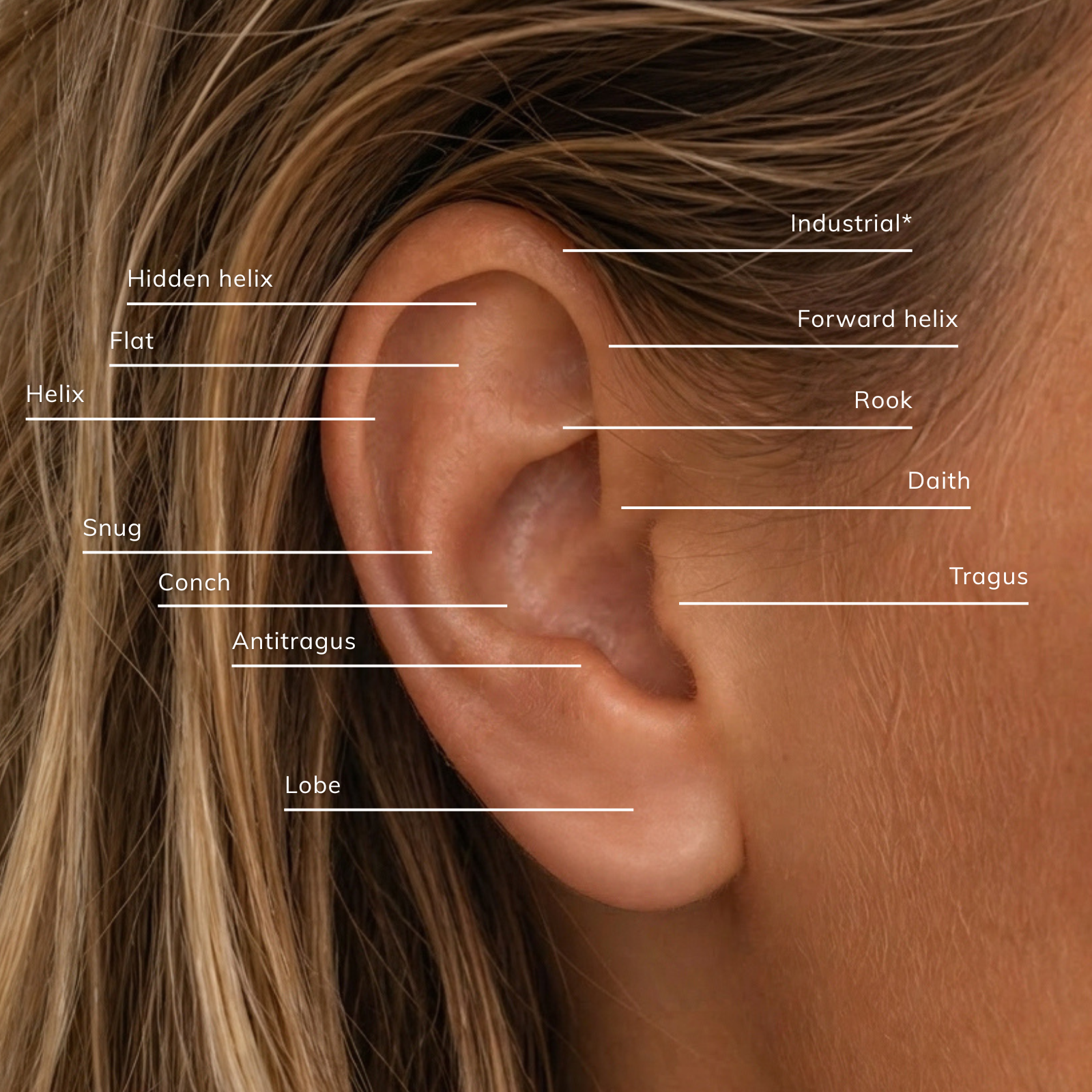 Maatadvies: welke maat piercing heb je nodig?