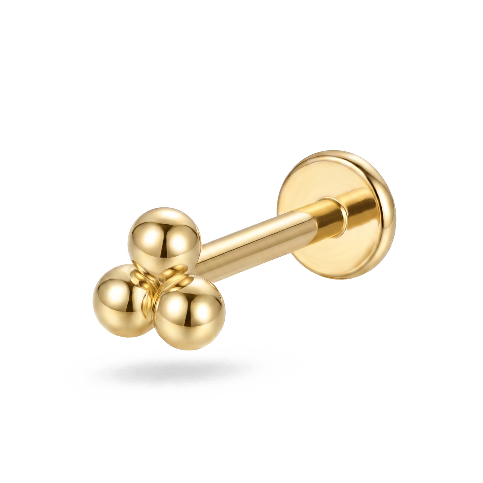 Trinity beads gold