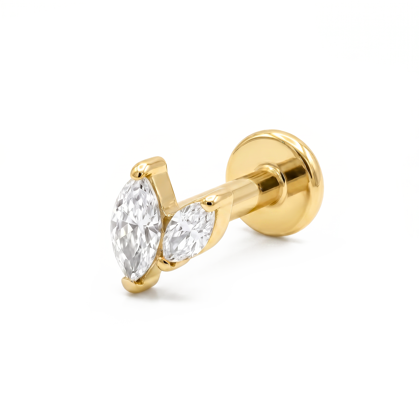 Twin marquise gold