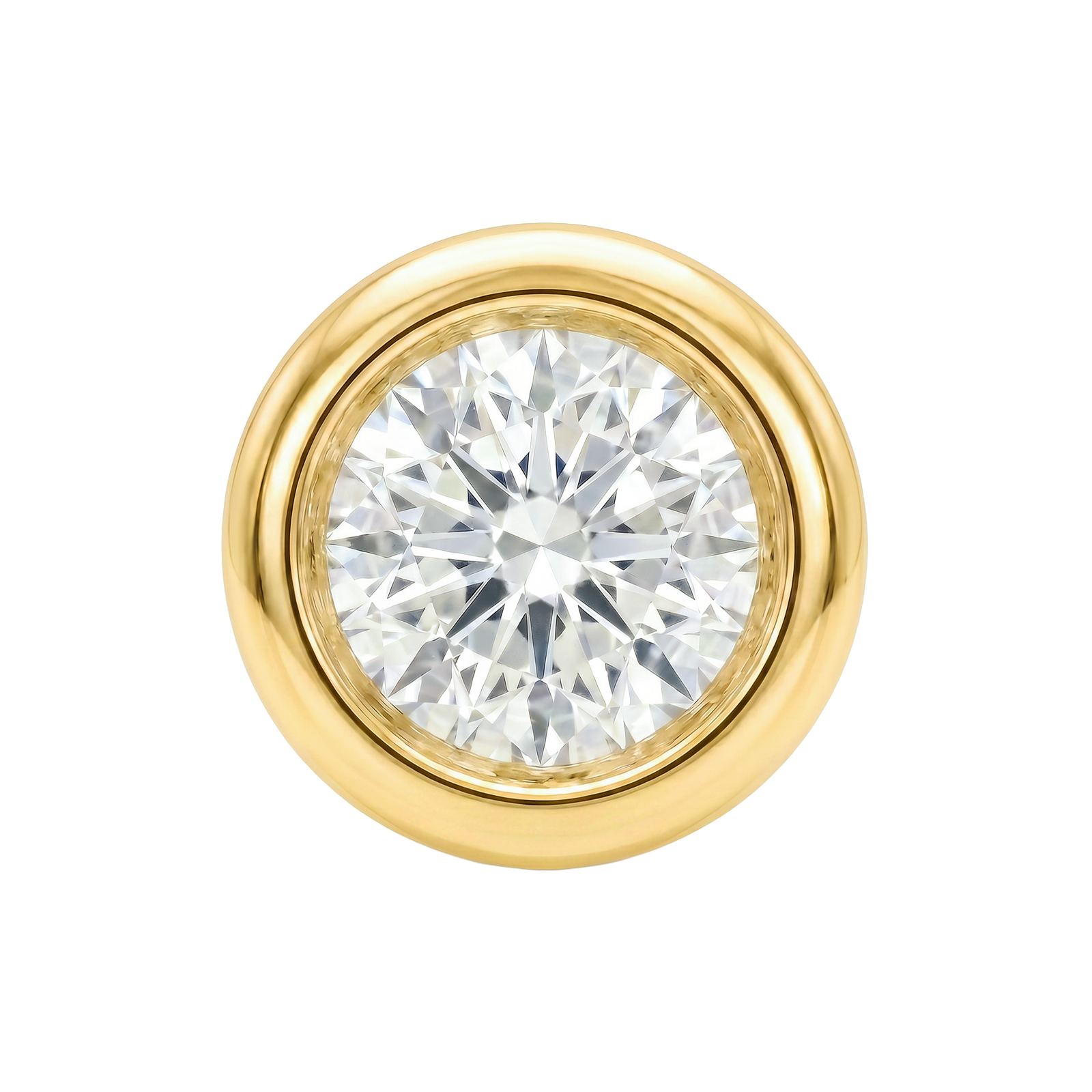 Diamond halo gold