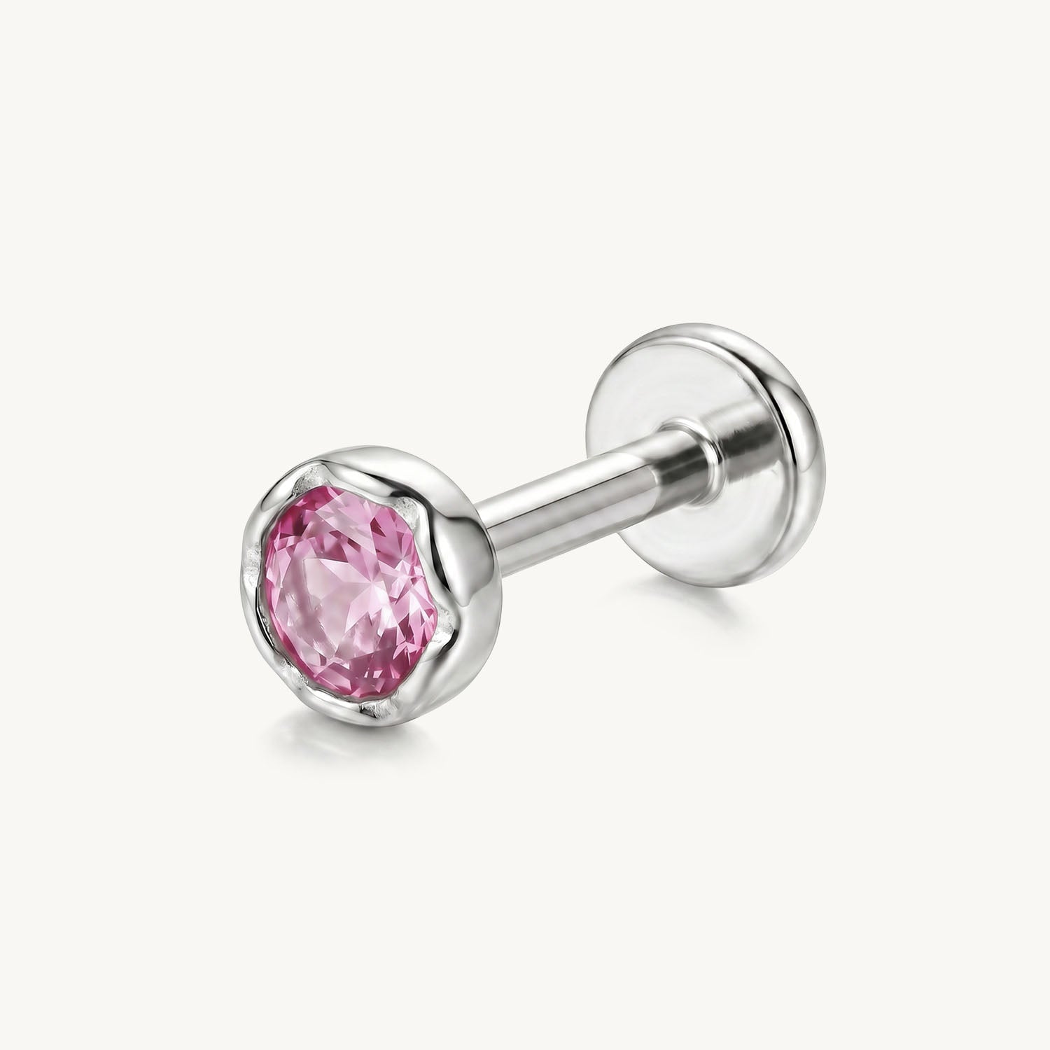 Opal Stone Stud Pink