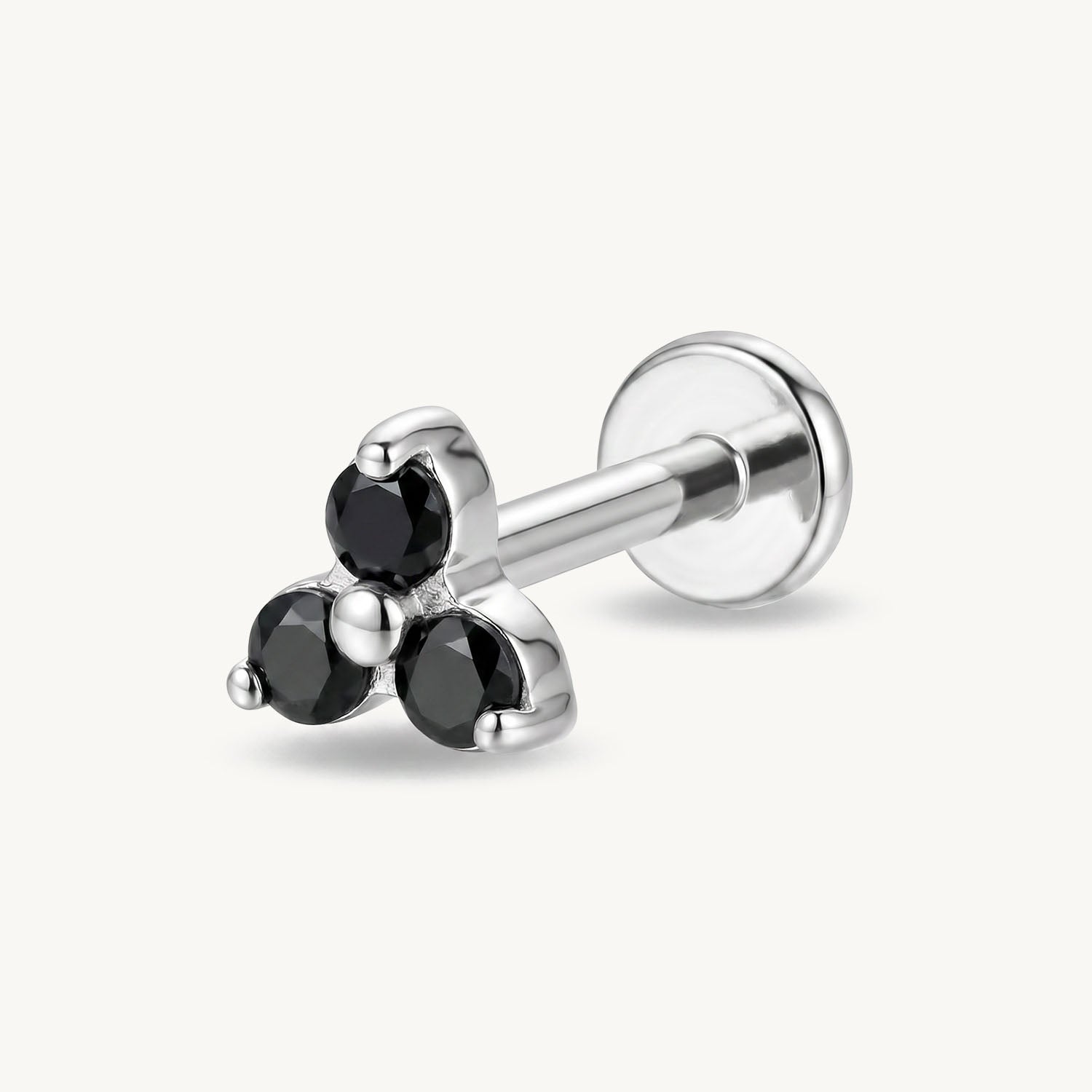 Ebony floral beads