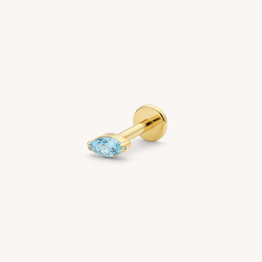 Light blue spark gold
