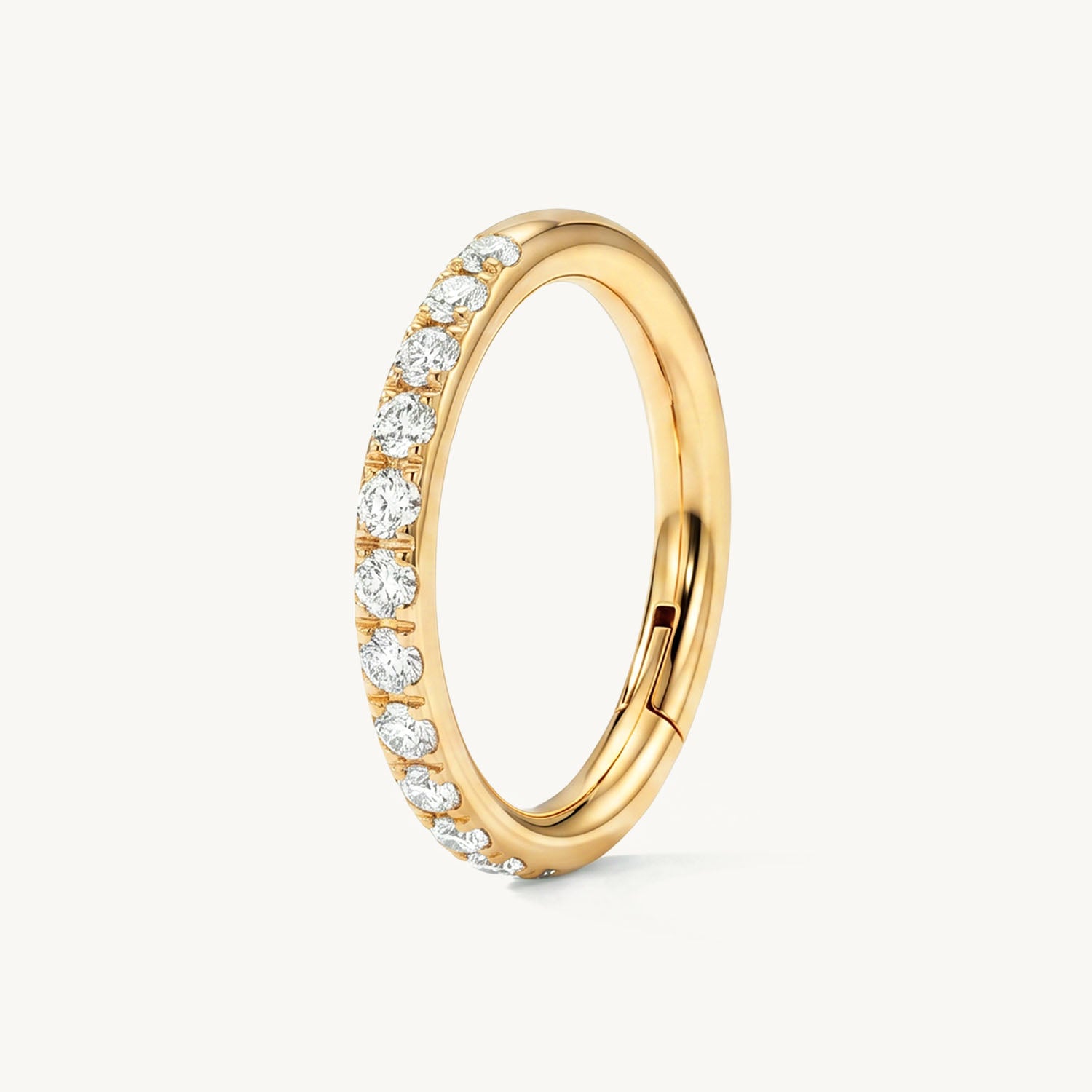 Dazzled ring goud