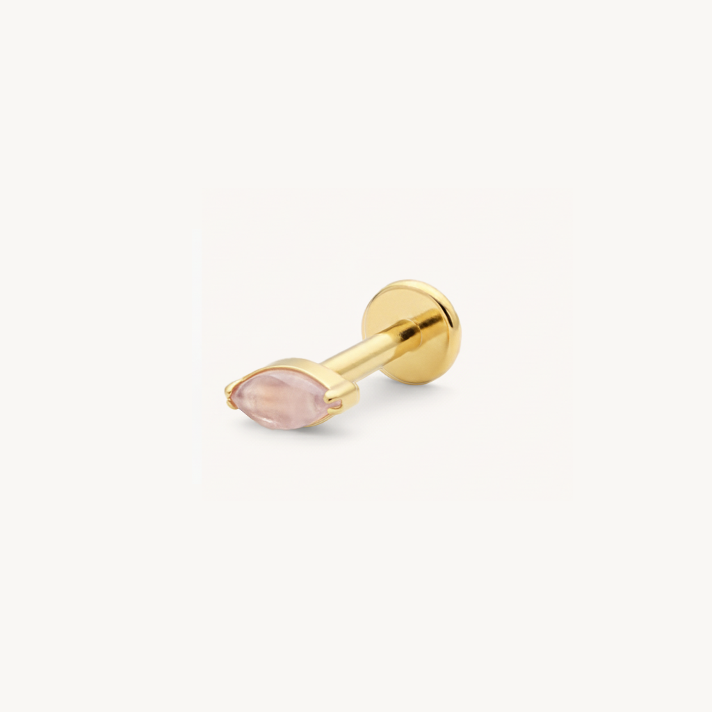 Rosequartz spark gold