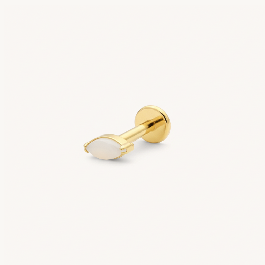 White jade spark gold