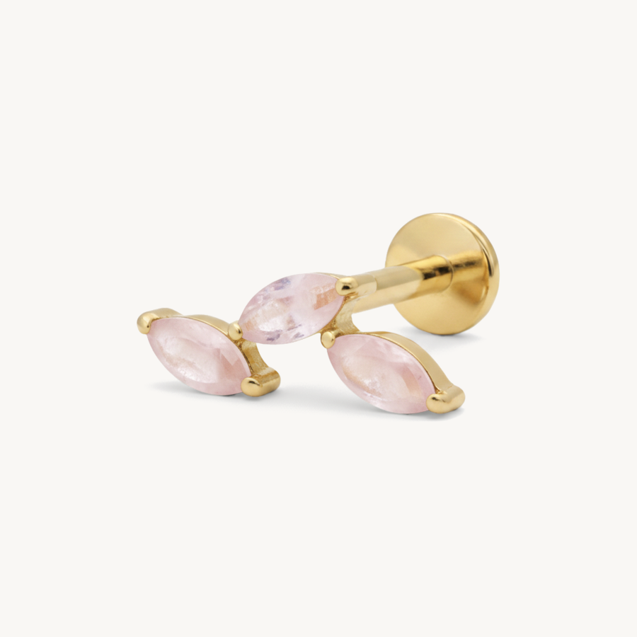 Rosequartz blossom gold