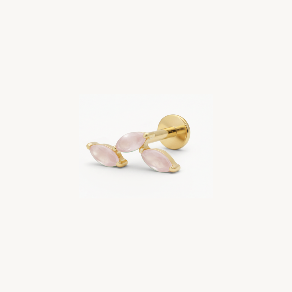 Rosequartz blossom gold