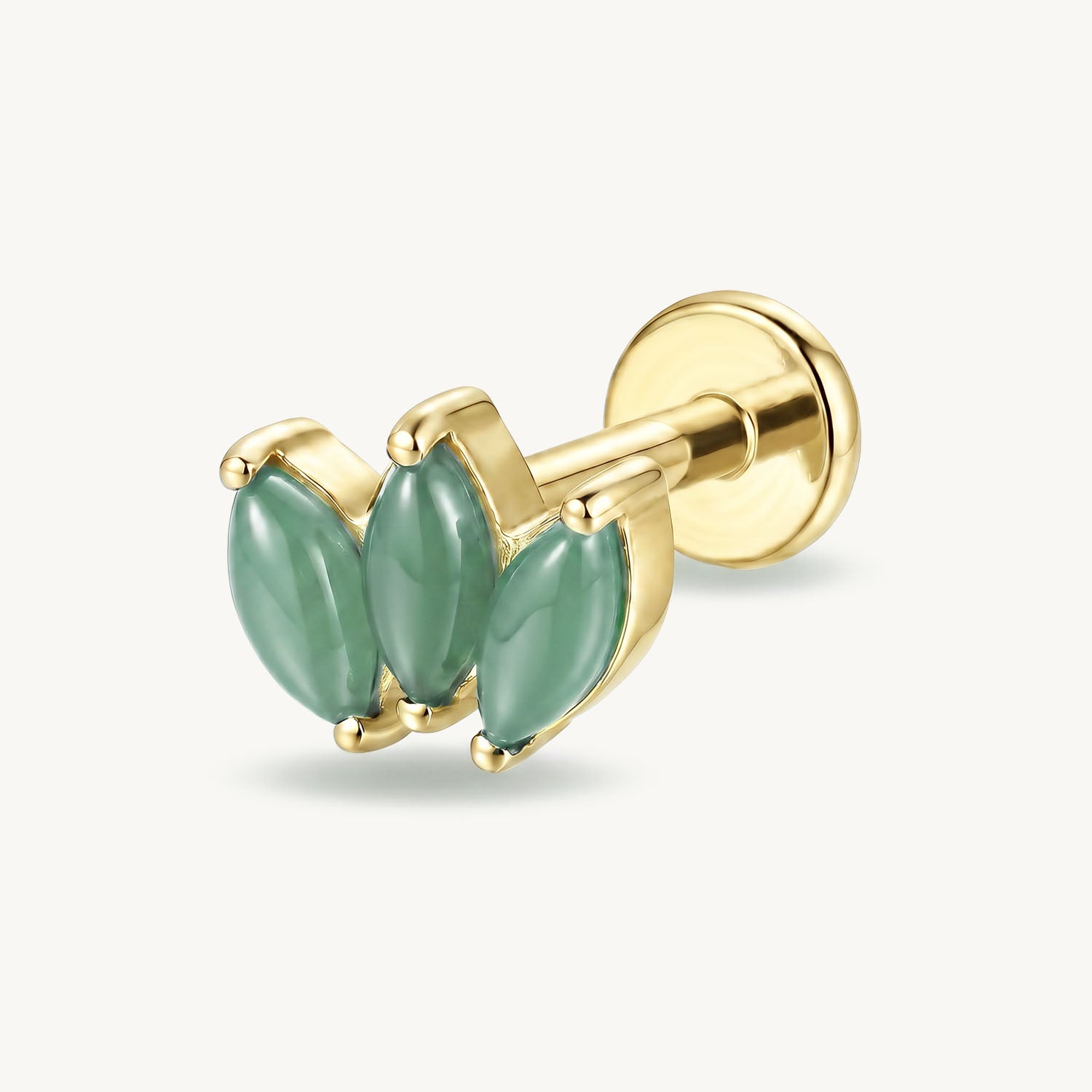 Triple aventurine gold