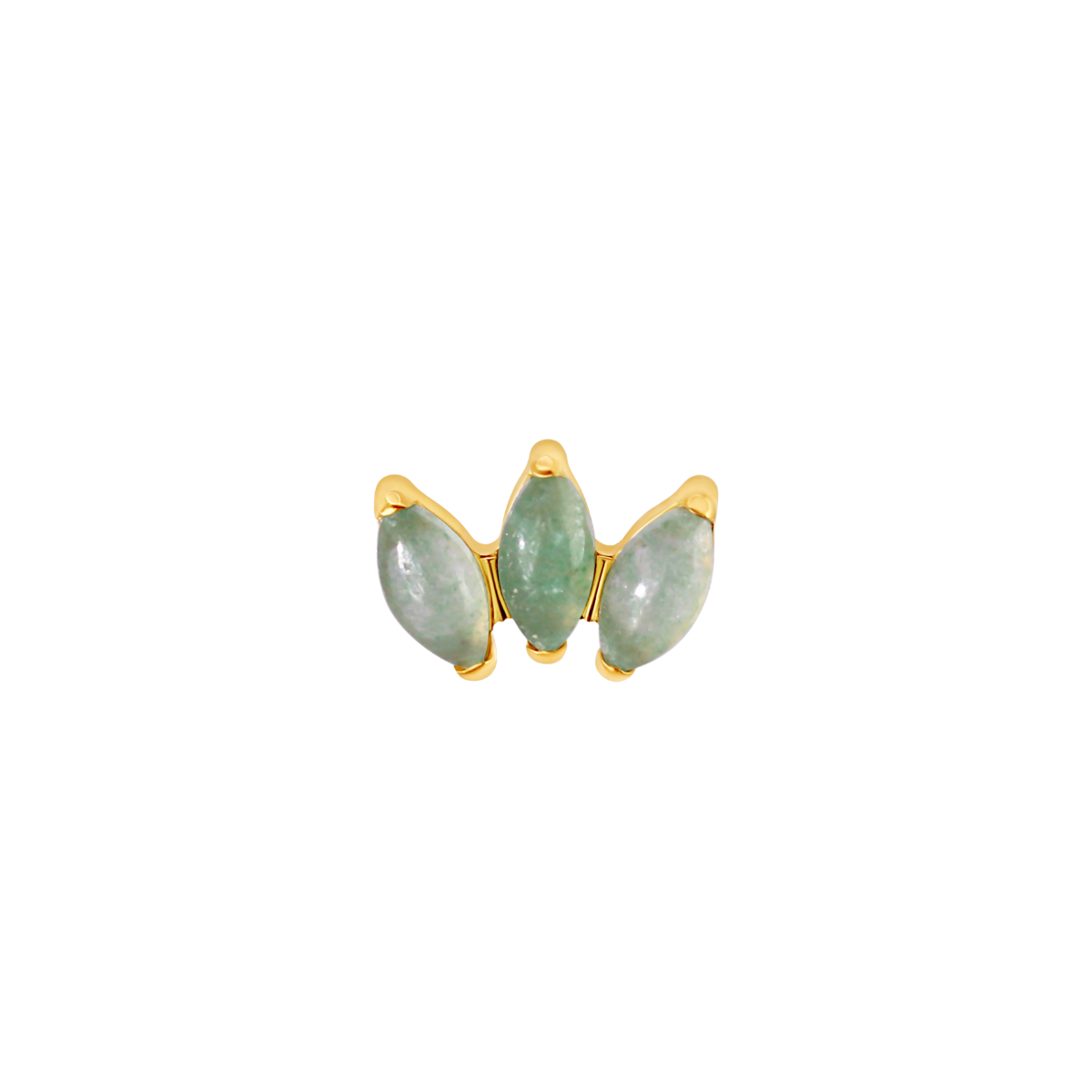 Triple aventurine gold