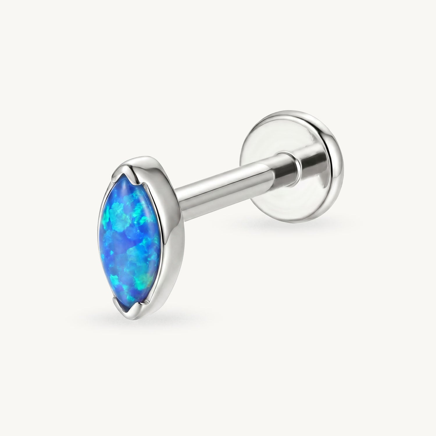 light blue spark Opal