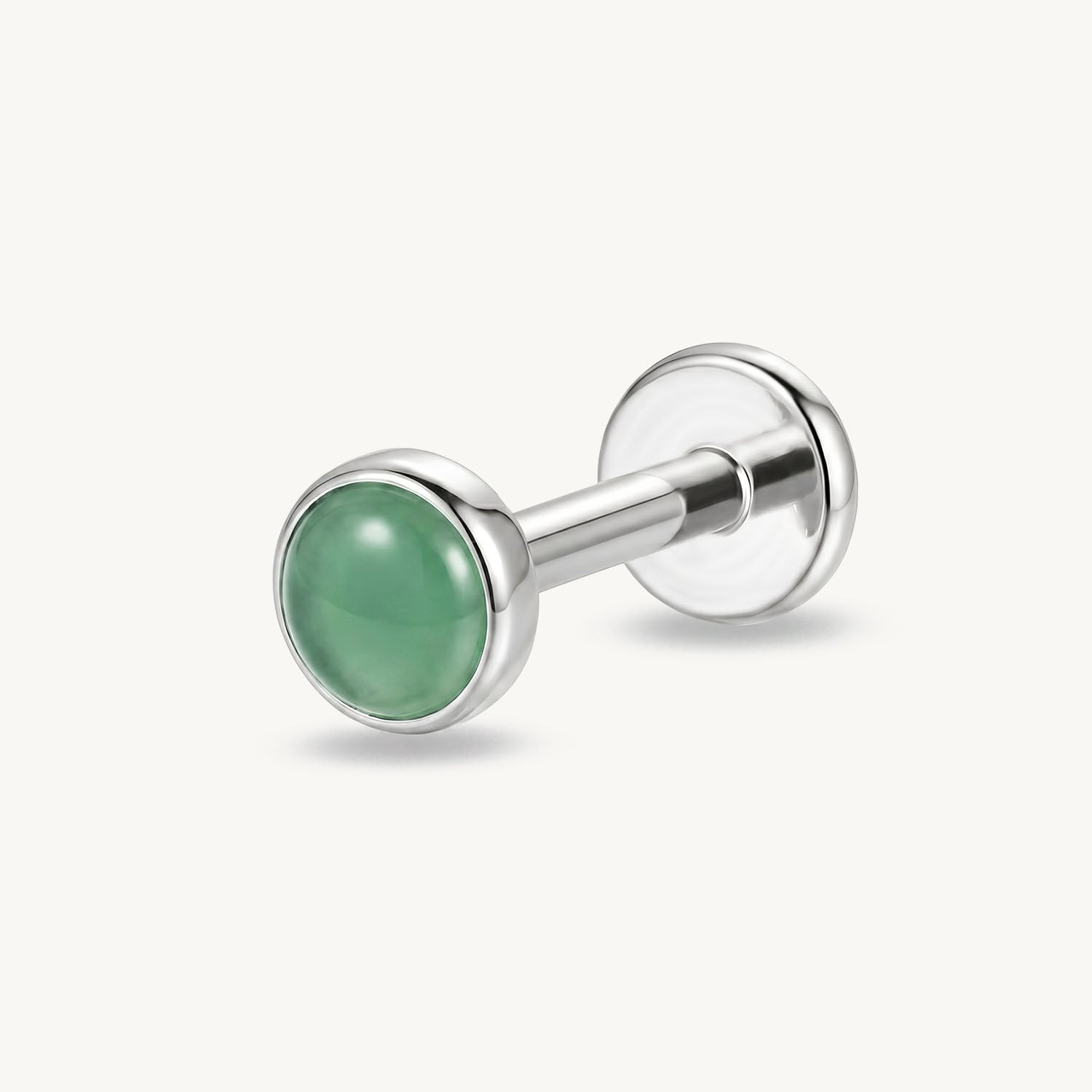 Flat Green Aventurine