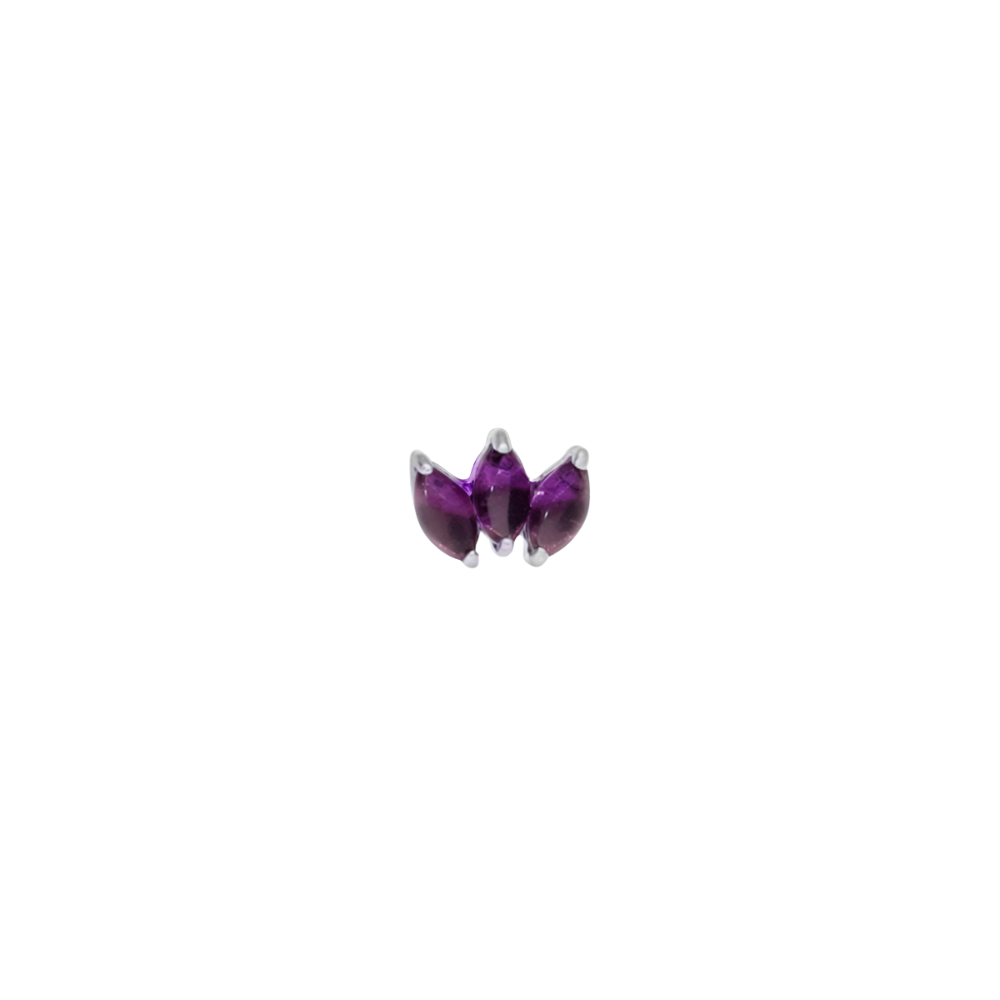 Triple amethyst