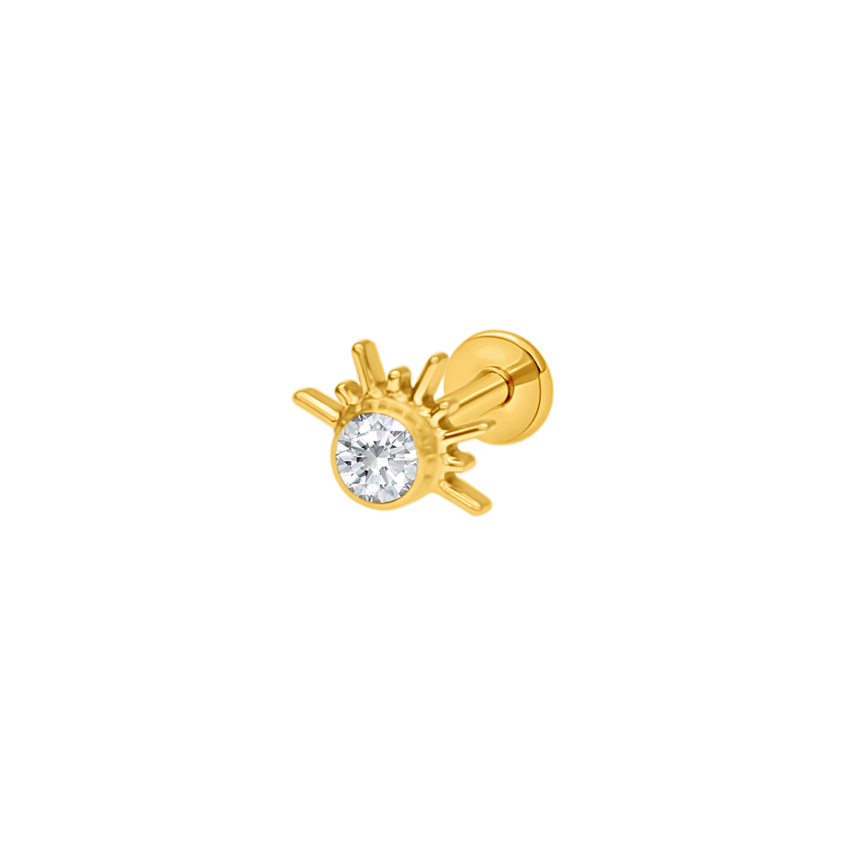 Sunburst sparkle gold