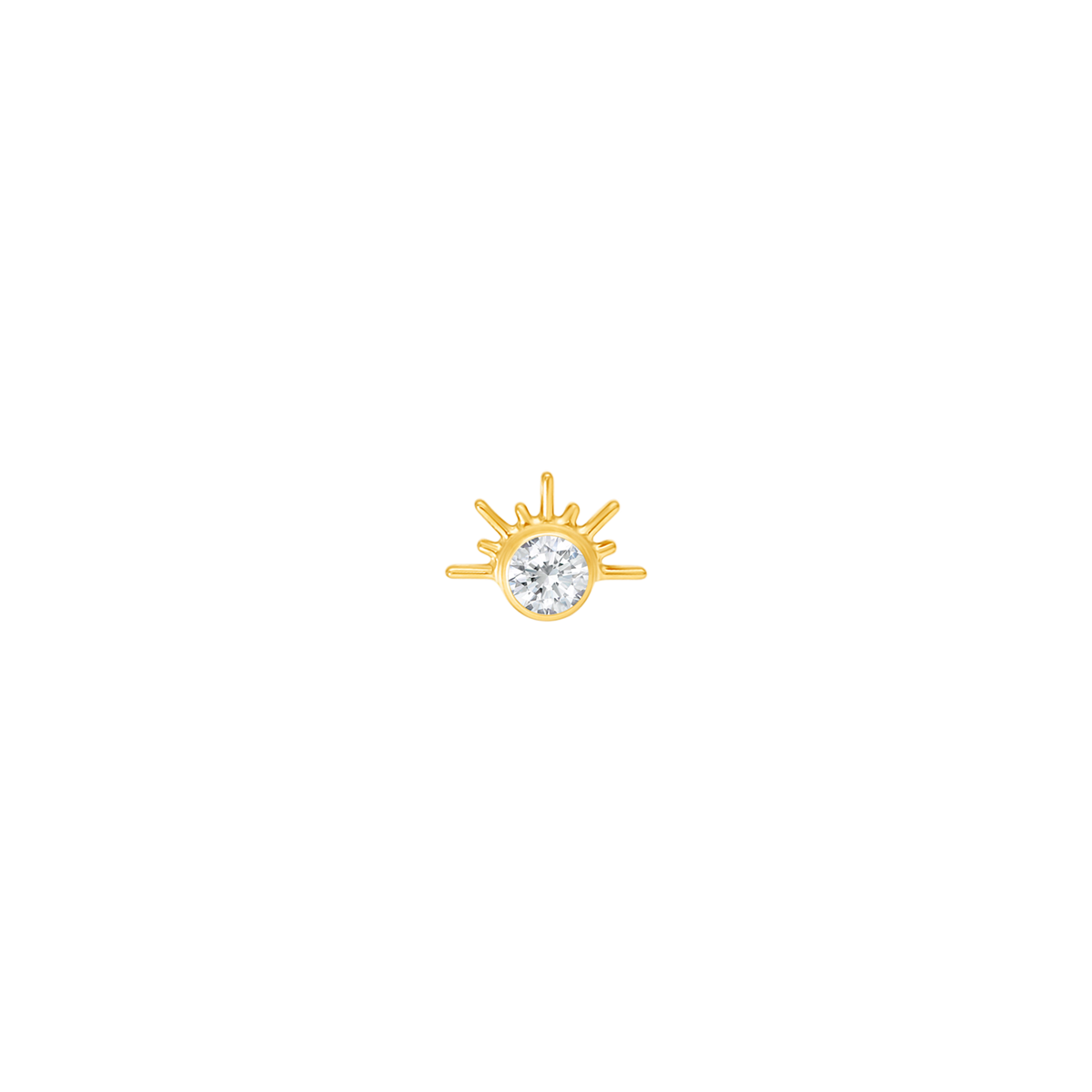 Sunburst sparkle gold