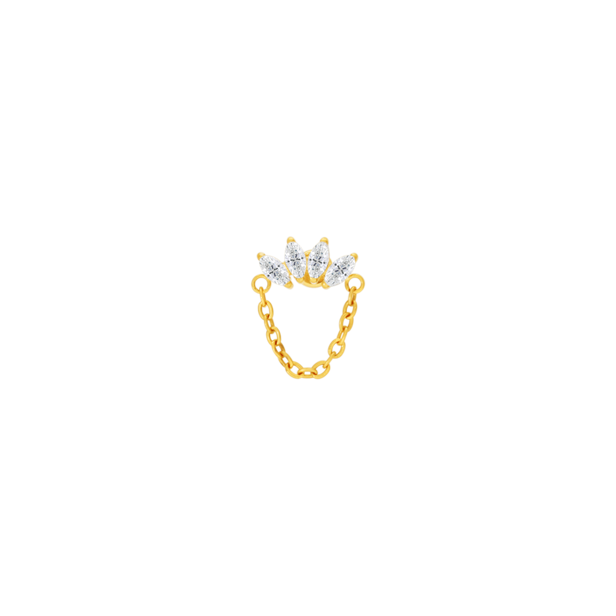 Regal chain crown gold