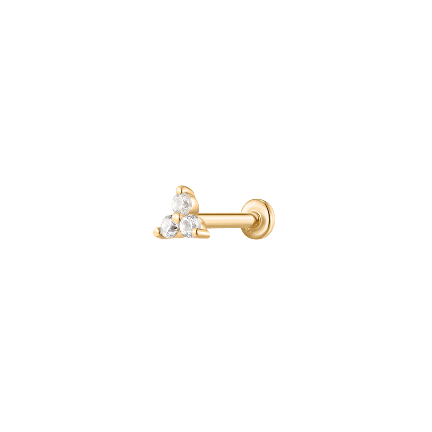 Soft Cluster - 14K Goud & Labgrown Diamant