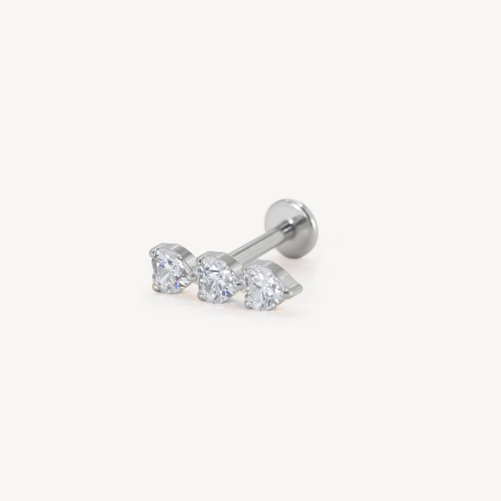 Triple heart sparkle
