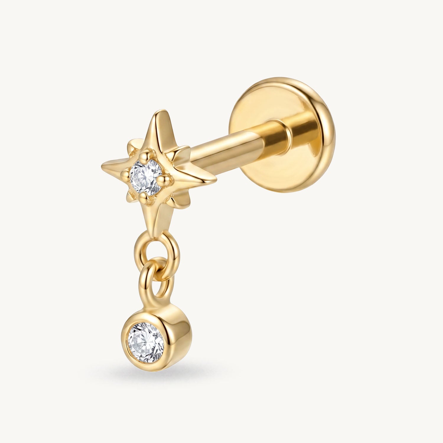 Dangling northstar gold