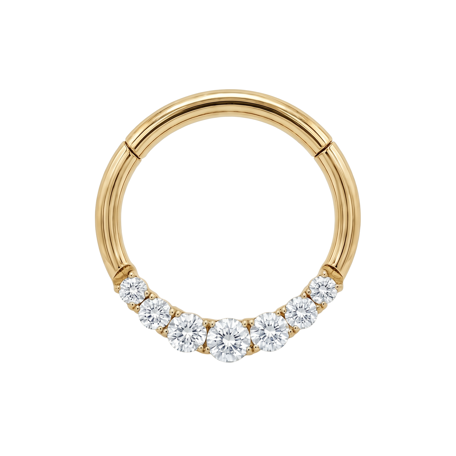 Crystal segment gold