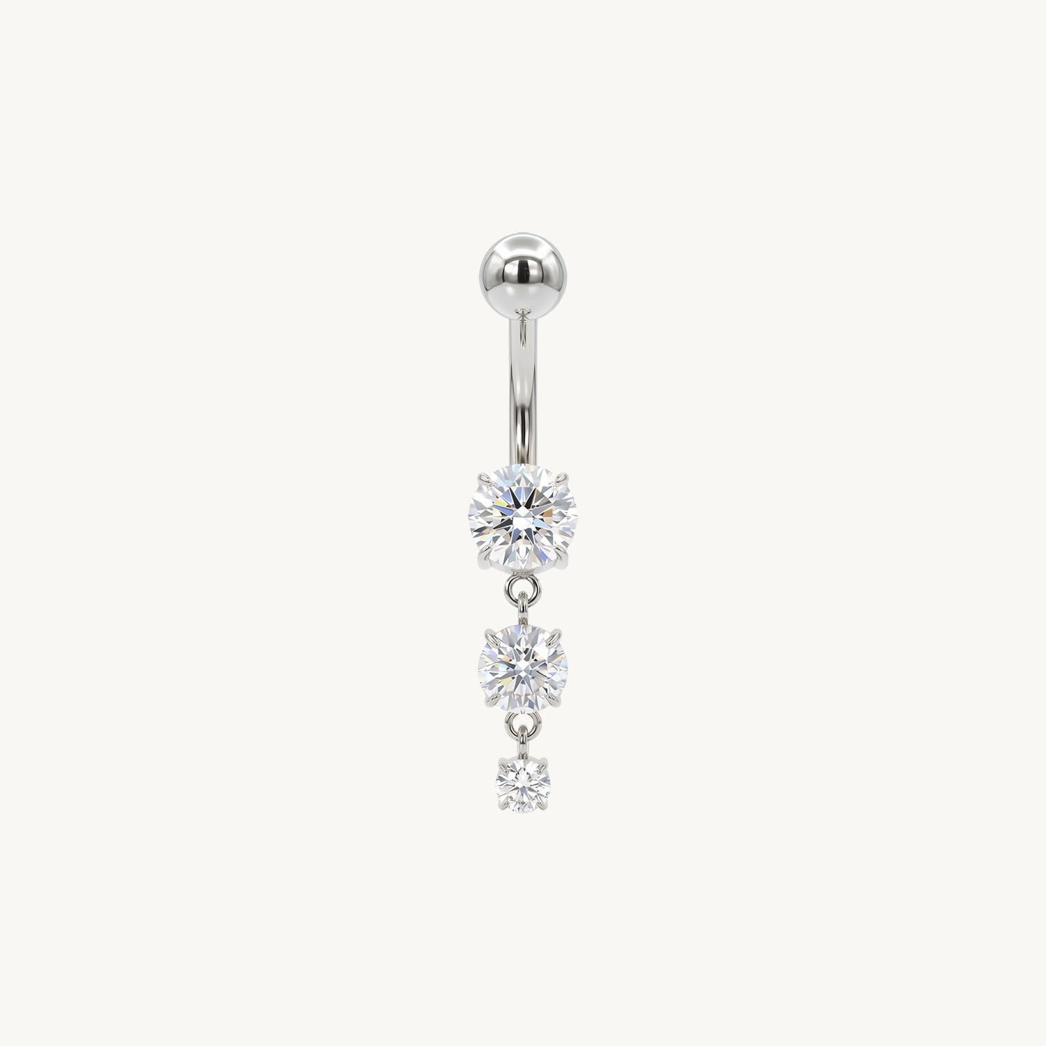 Triple crystal navel