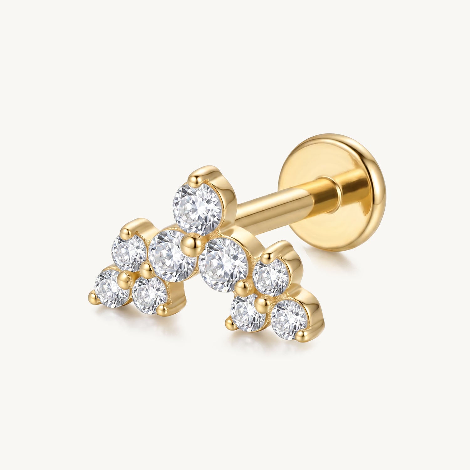 Triple flower gold