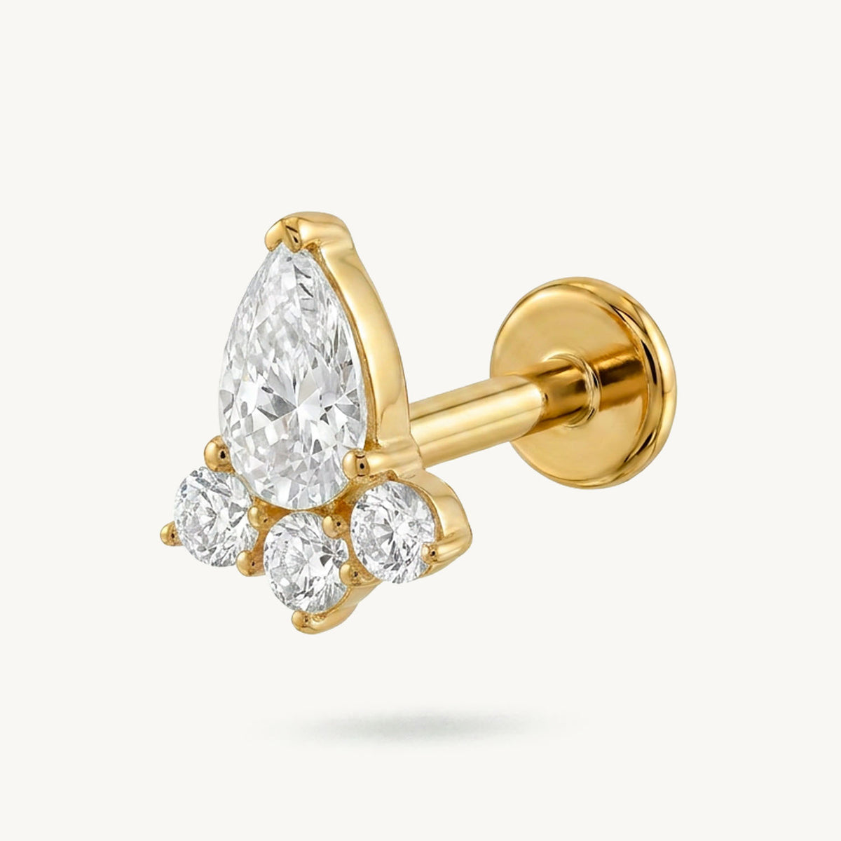 Ophelia crystal gold – SIDE