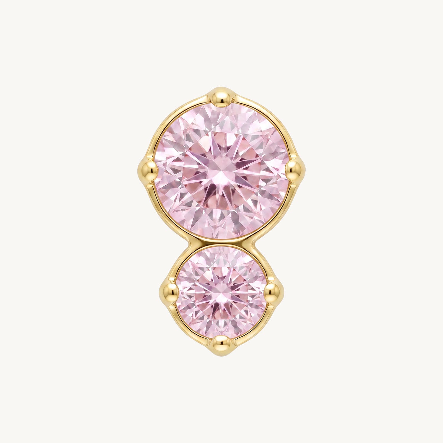 Blush sparkle gold