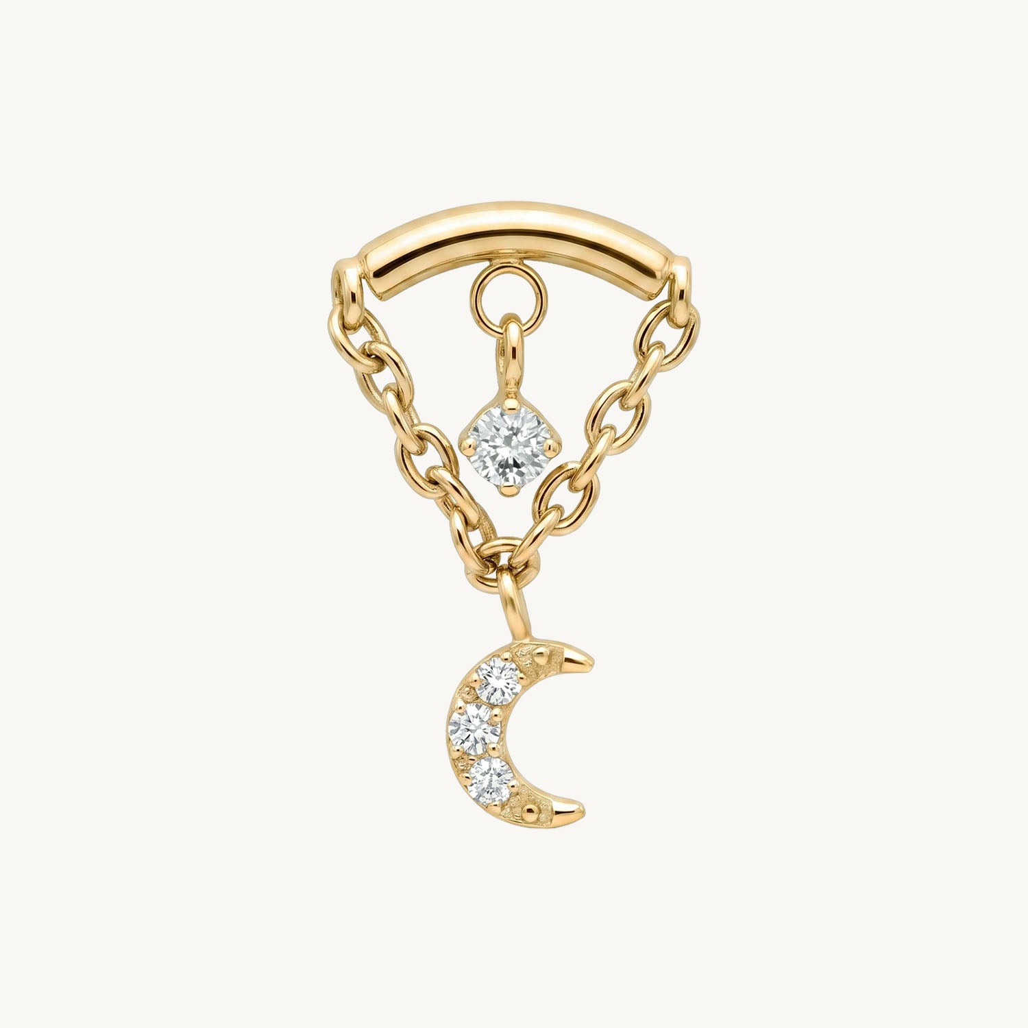 Moon drizzle gold