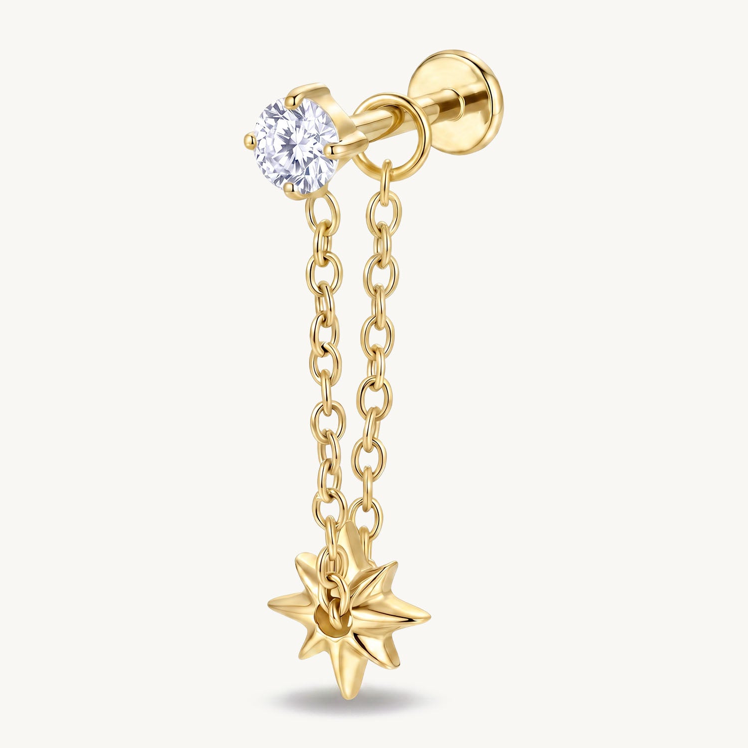 Celestial star chain gold