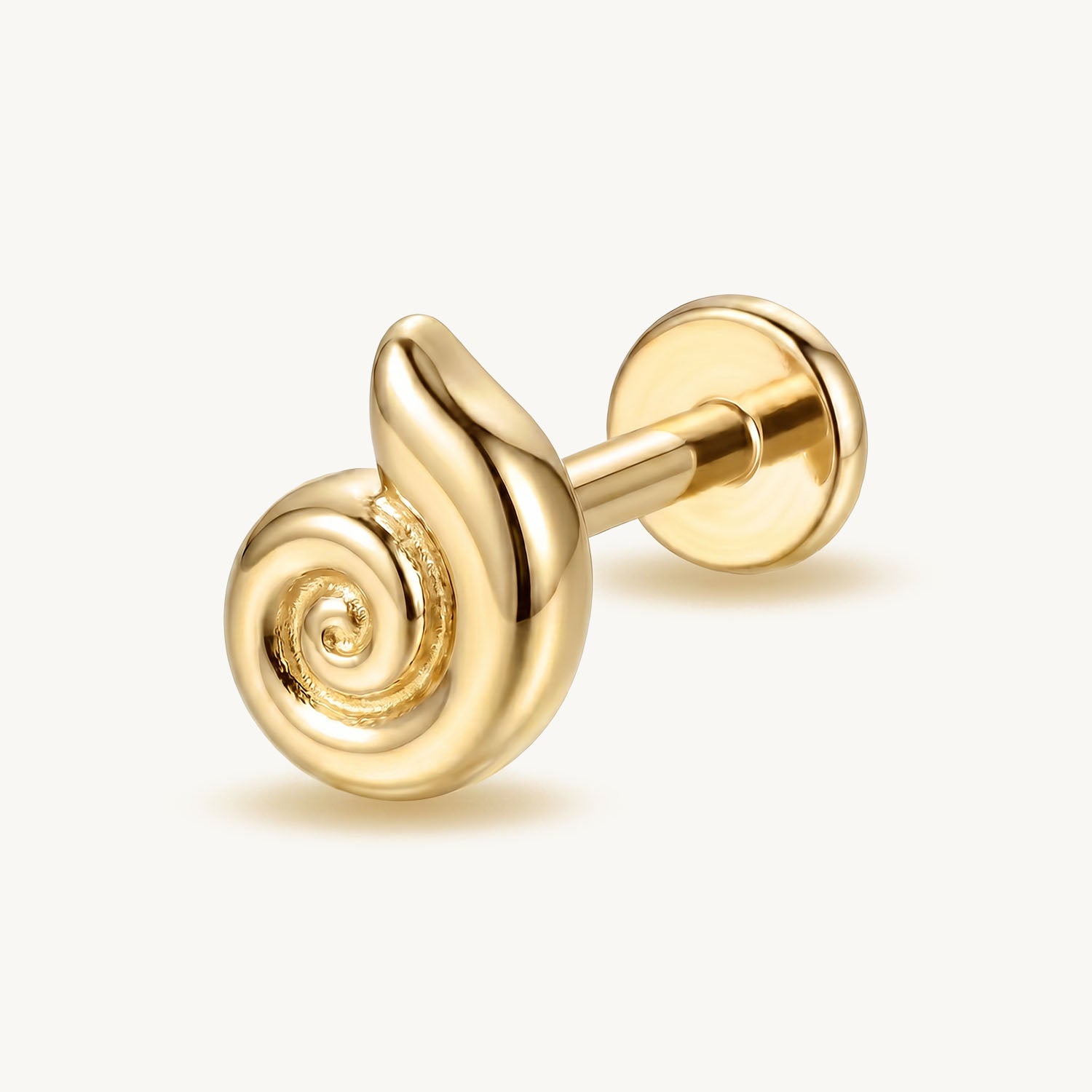 Spiral shell gold