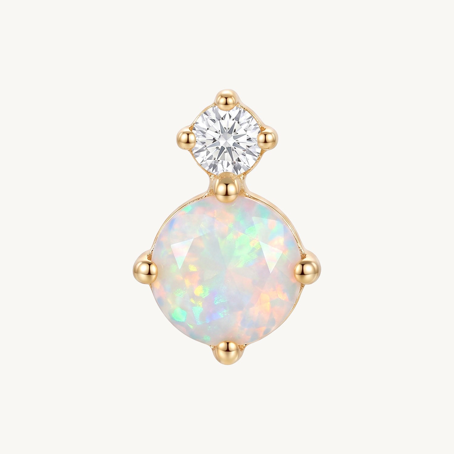 Opal drop gold