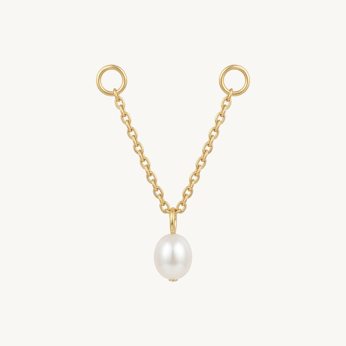 Pearl whisper chain gold – FRONT