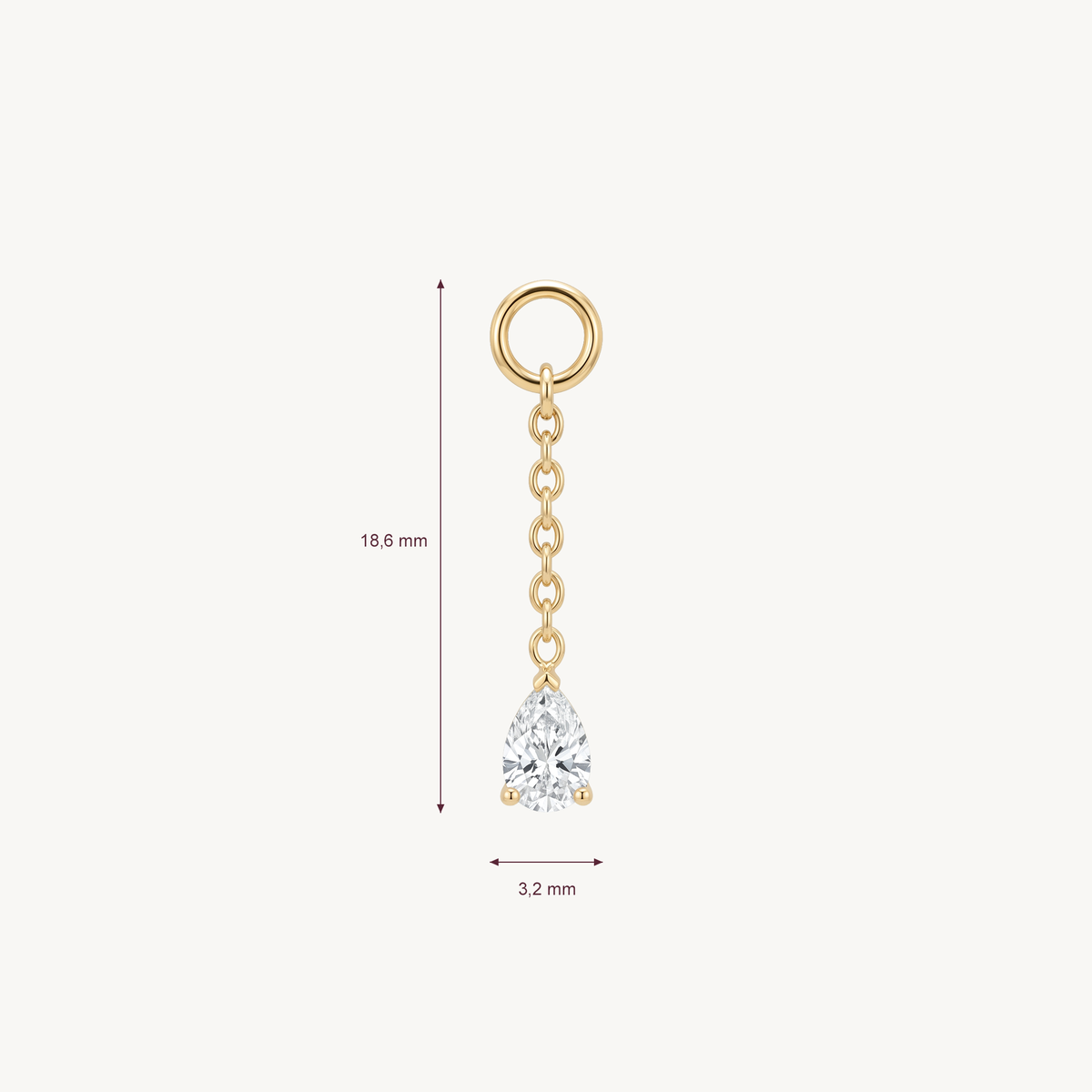 Diamond drop gold – AFMETING
