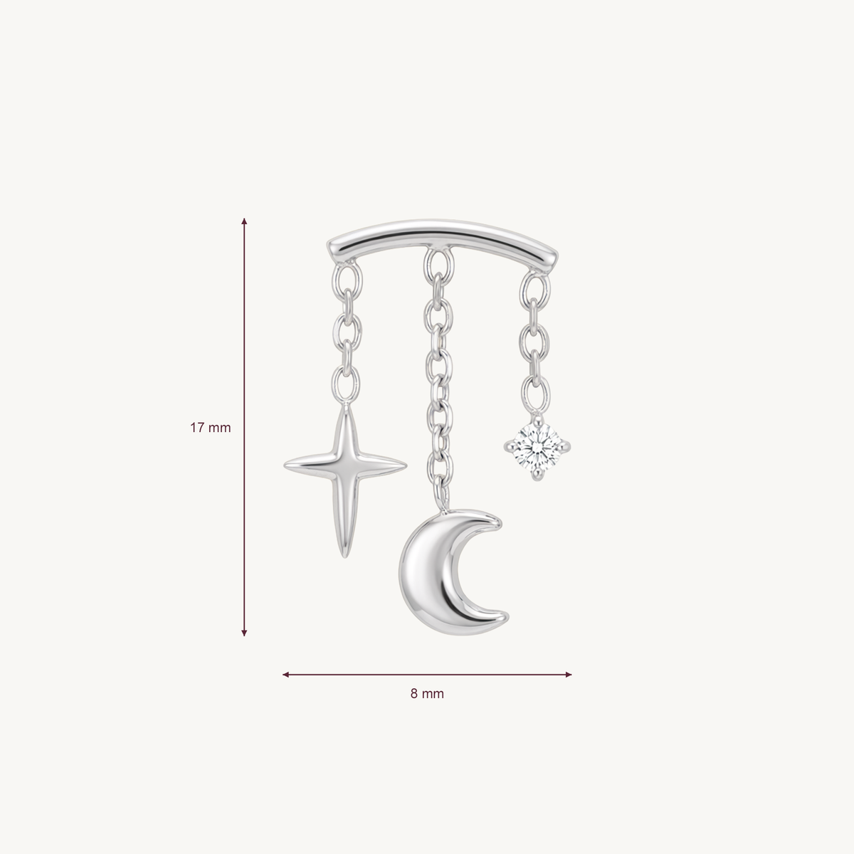 Celestial chandelier afmetingen in millimeters