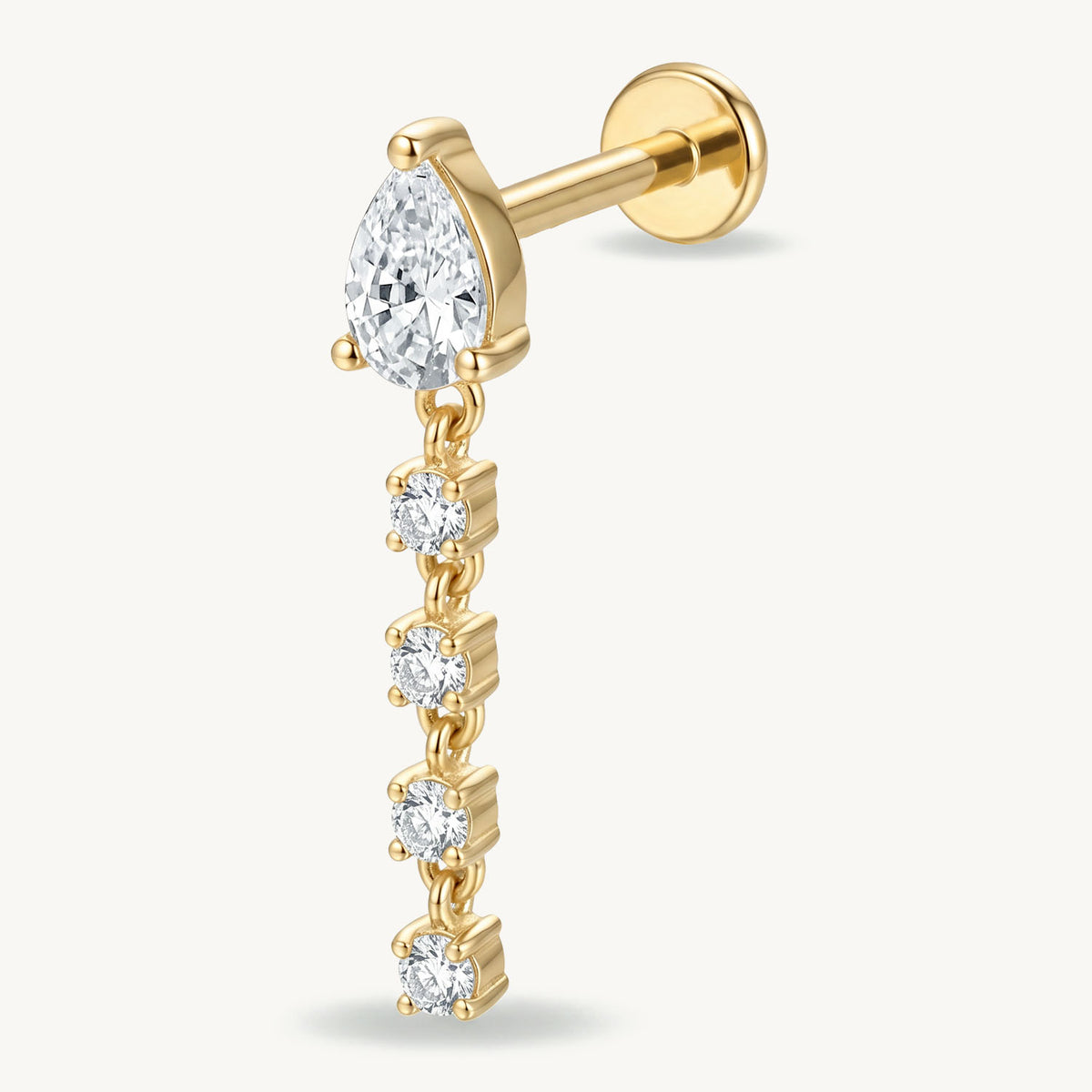 Sparkle line gold zijaanzicht