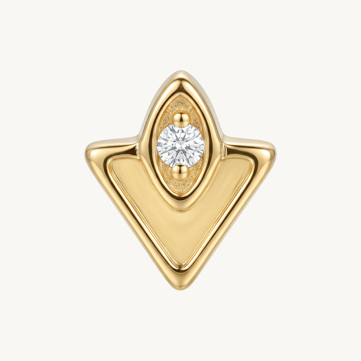 Diamond frame gold vooraanzicht