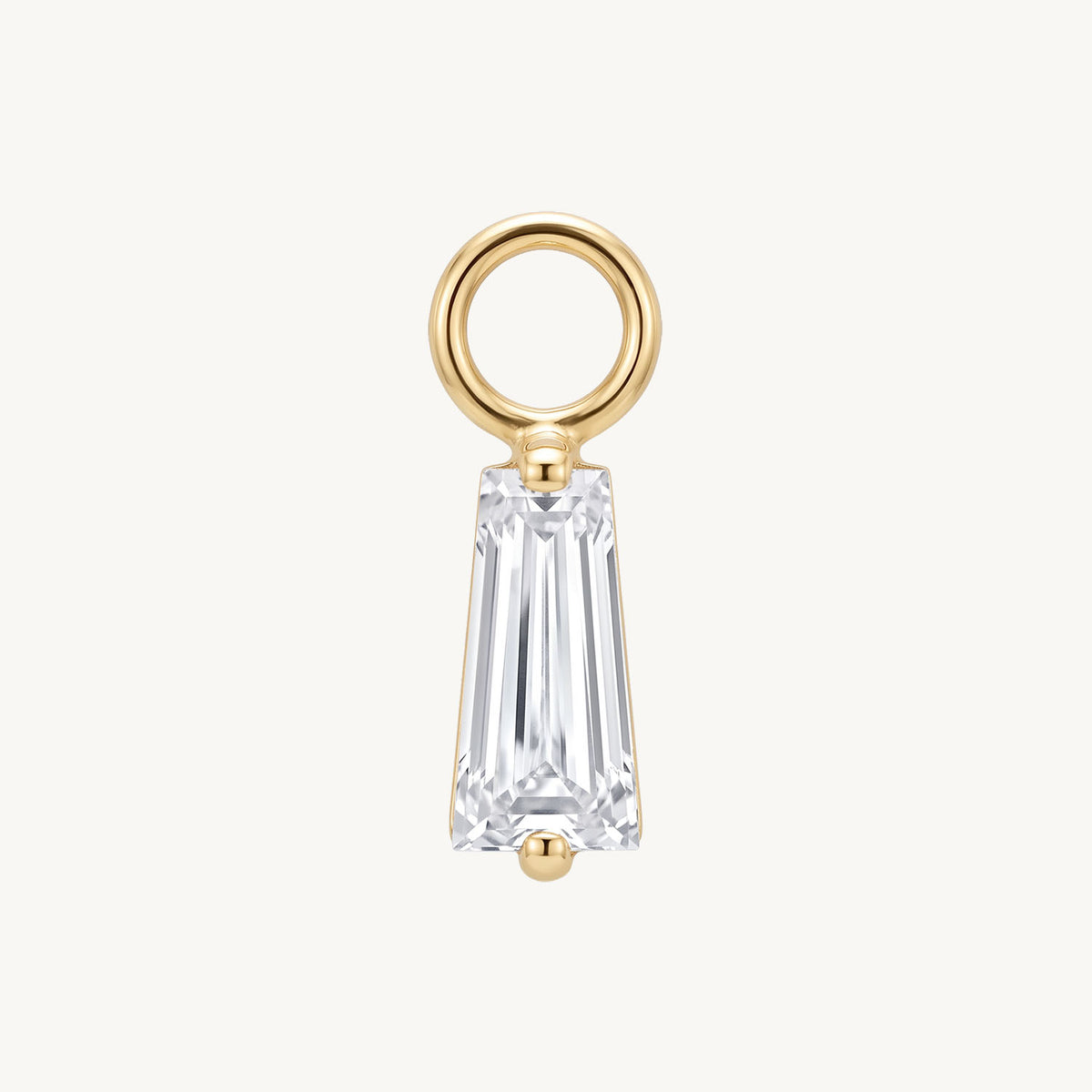 Glass drop gold – FRONT