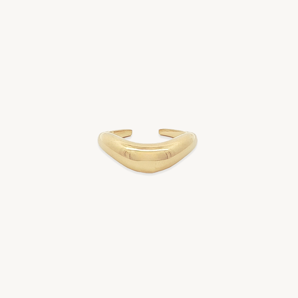 Oval ring gold