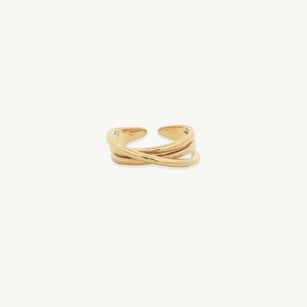 Tripe ring gold