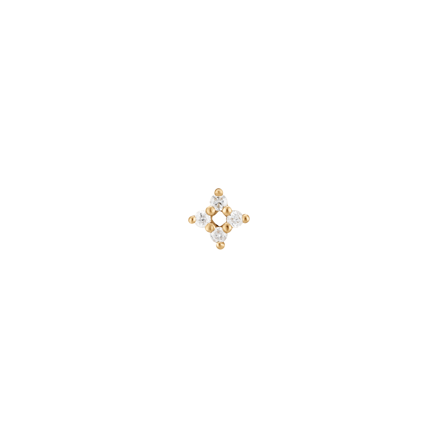 Delicate Cluster - 14K Goud & Labgrown Diamant