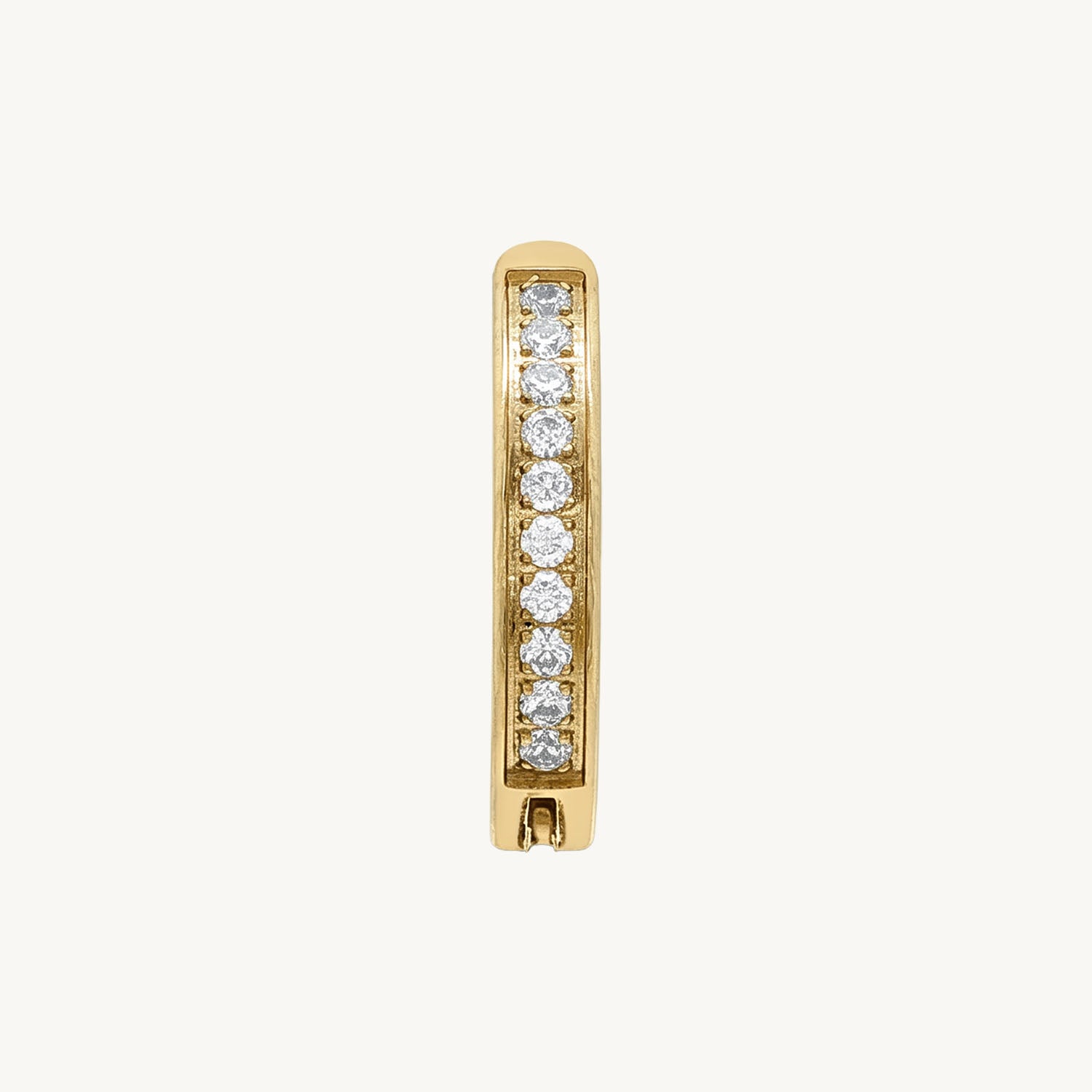 Elegance curve navelpiercing gold