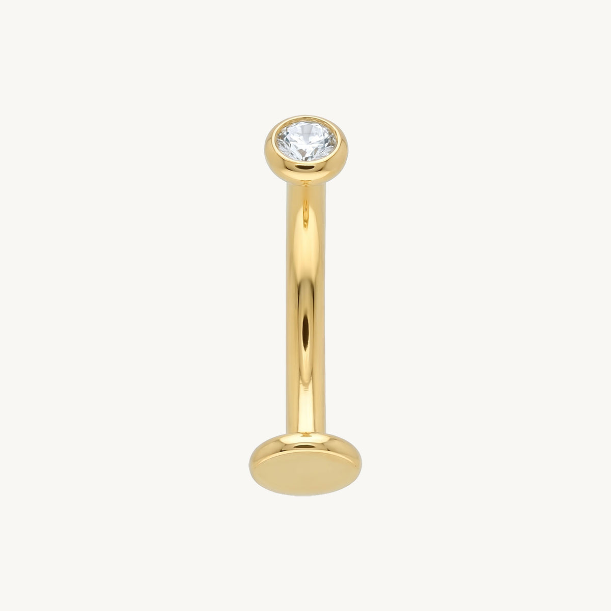 Floating navel sieraad gold