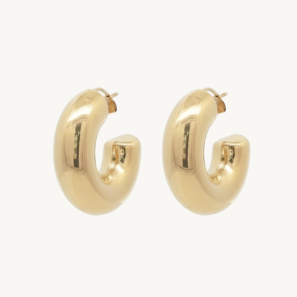 Bold hoops gold