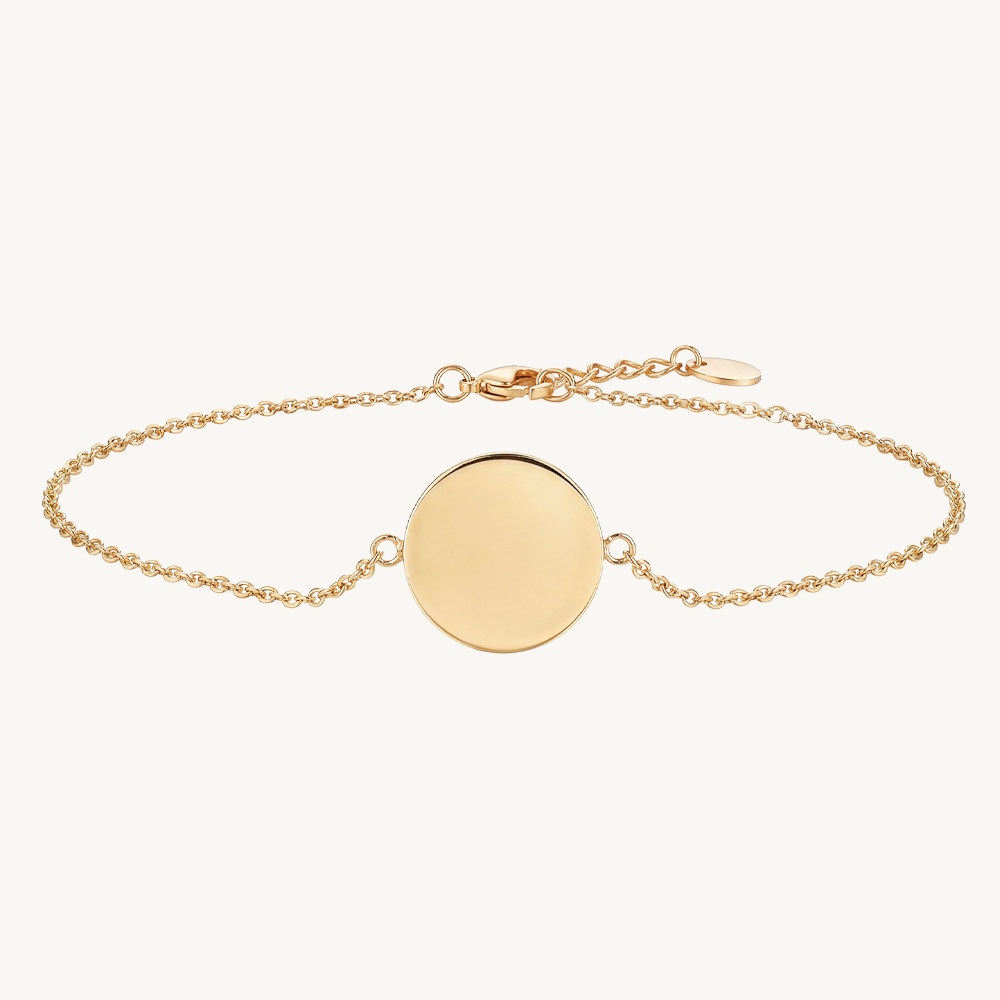 Pure Circle bracelet – Goldplated