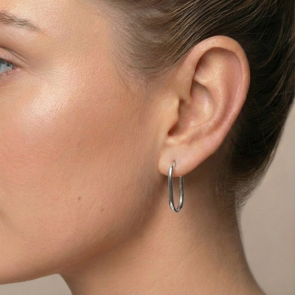 Oval hoops 26 mm