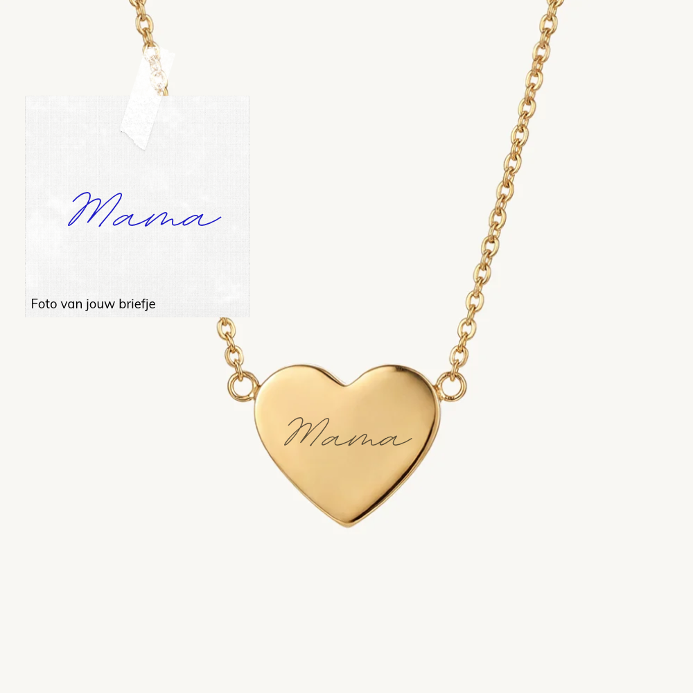 Amour Heart necklace – Goldplated