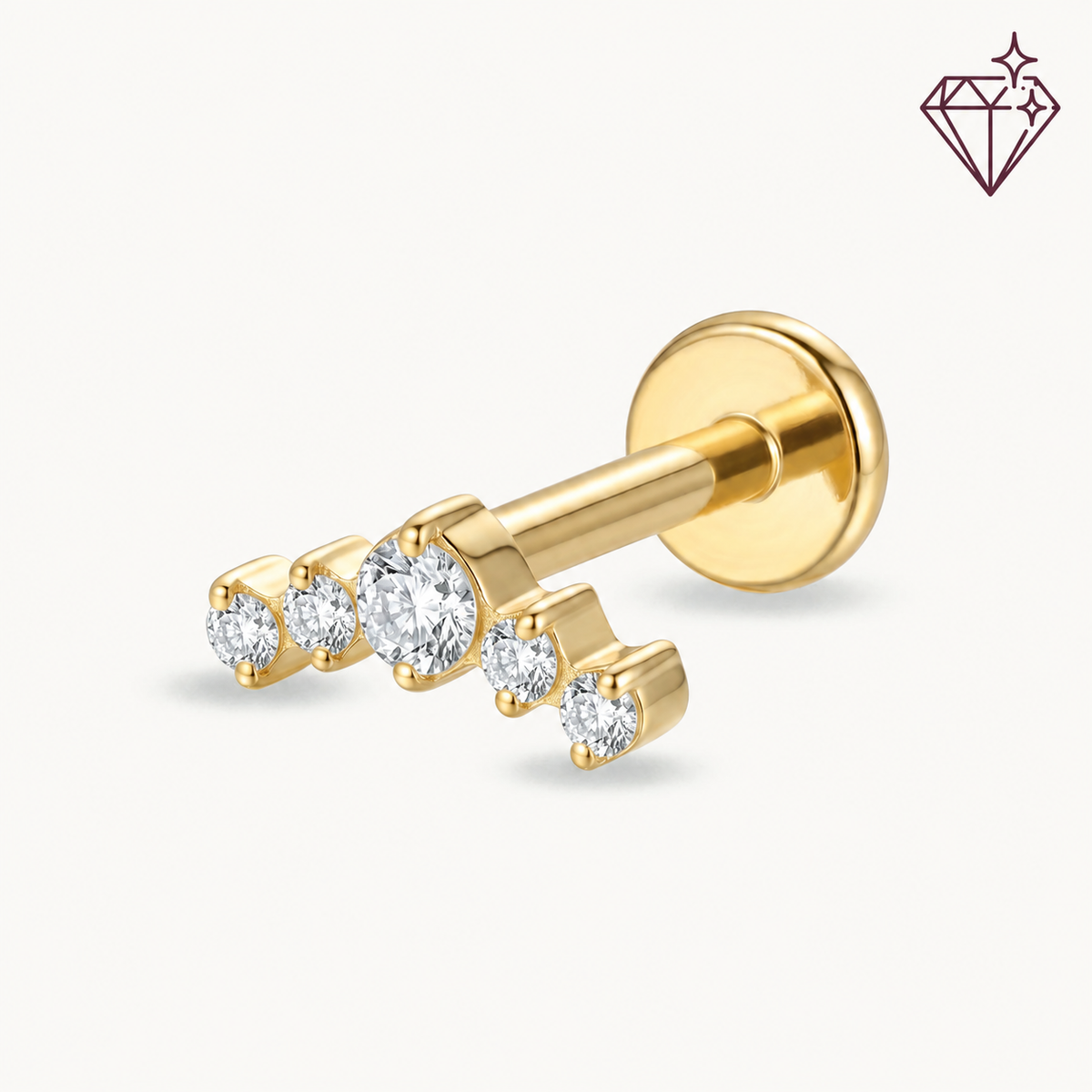 Lab grown diamond row gold – lab grown diamond