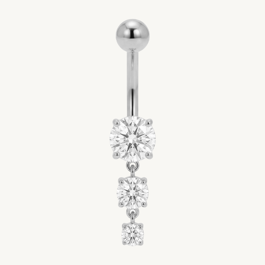 Triple crystal navel
