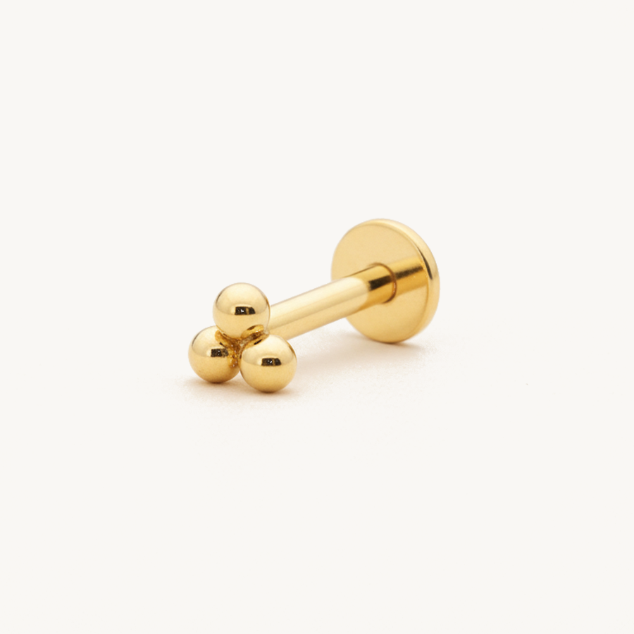 Trinity beads gold
